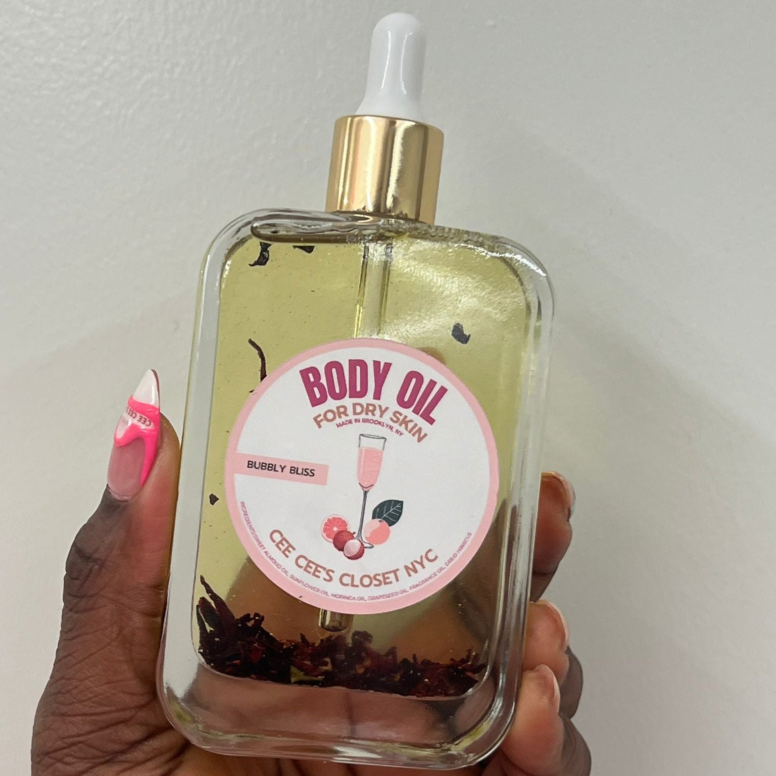 Bubbly Bliss Scented Dry Body Oil