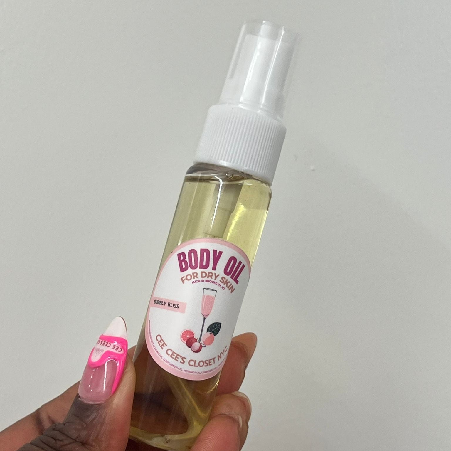 Bubbly Bliss Scented Dry Body Oil