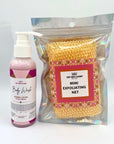 Pre-Order Bubbly Bliss Body Wash & Mini African Exfoliating Net Bundle