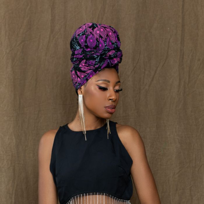 Purple Kianga Headwrap - Headwraps