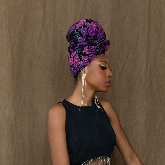 Purple Kianga Headwrap - Headwraps