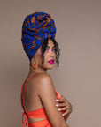 Blue Famata Headwrap - Headwraps