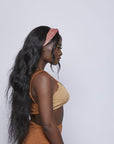 Shawntelle Perforated Velvet Headband