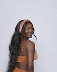 Shawntelle Perforated Velvet Headband